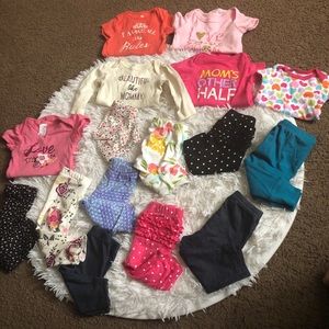 Girls Baby Clothes Bundle